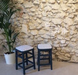 Relooking tabourets d&rsquo;appoint